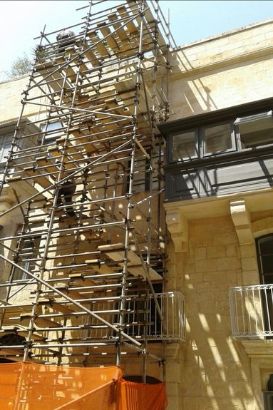 Access stairs in Valletta